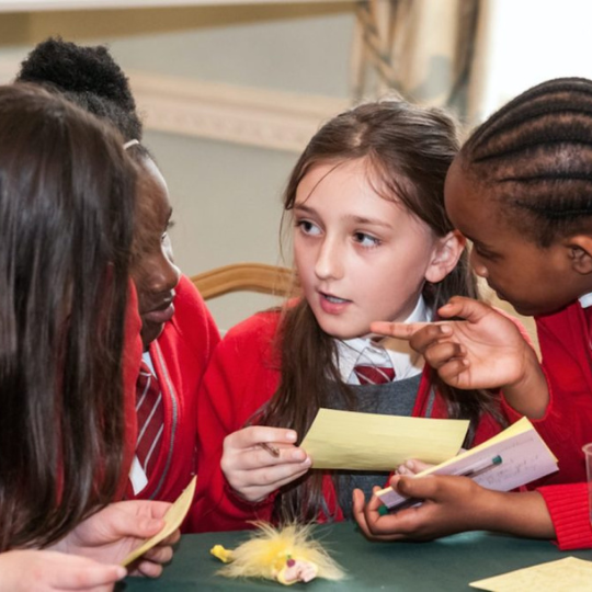 Kids debating activity